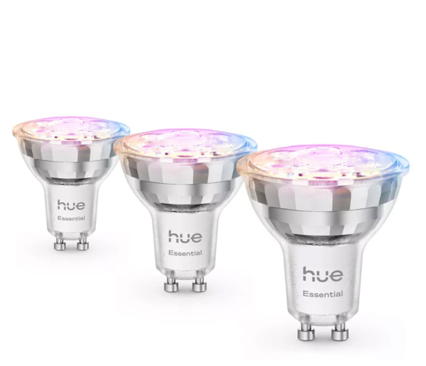 Philips Hue Essential White and color ambiance 3xŻarówka GU10+Hue Bridge - 1362331 - zdjęcie 3